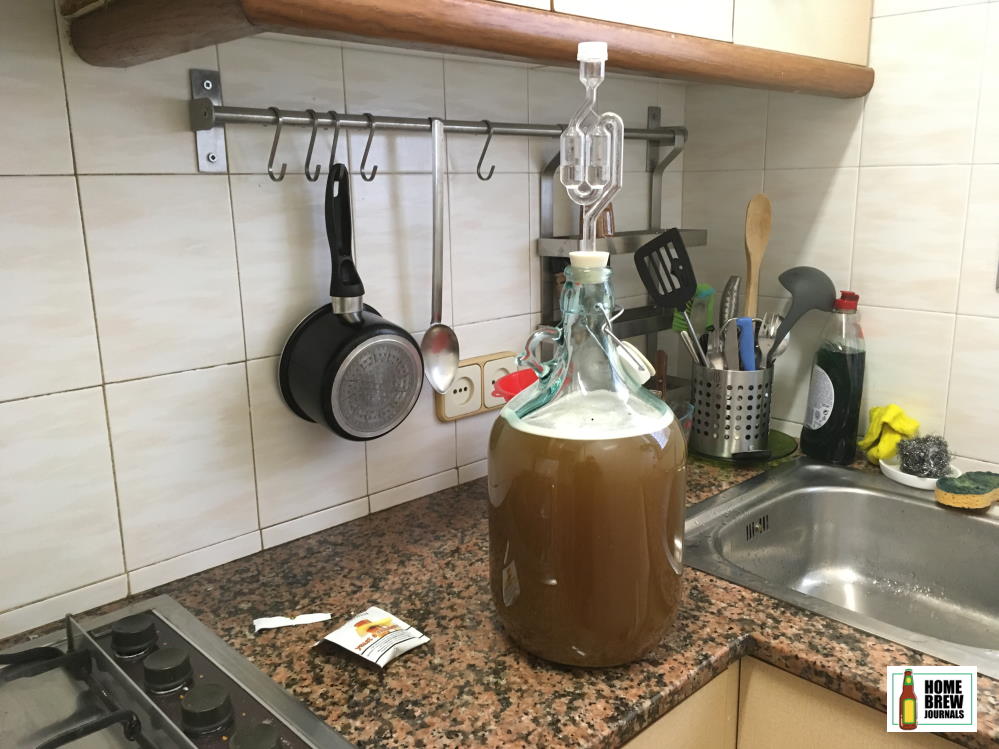 Making Viking mead in the kitchen of my small apartment