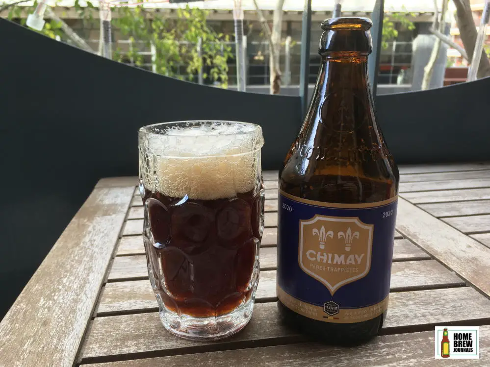 A bottle of Chimay Trappist beer from Belgium